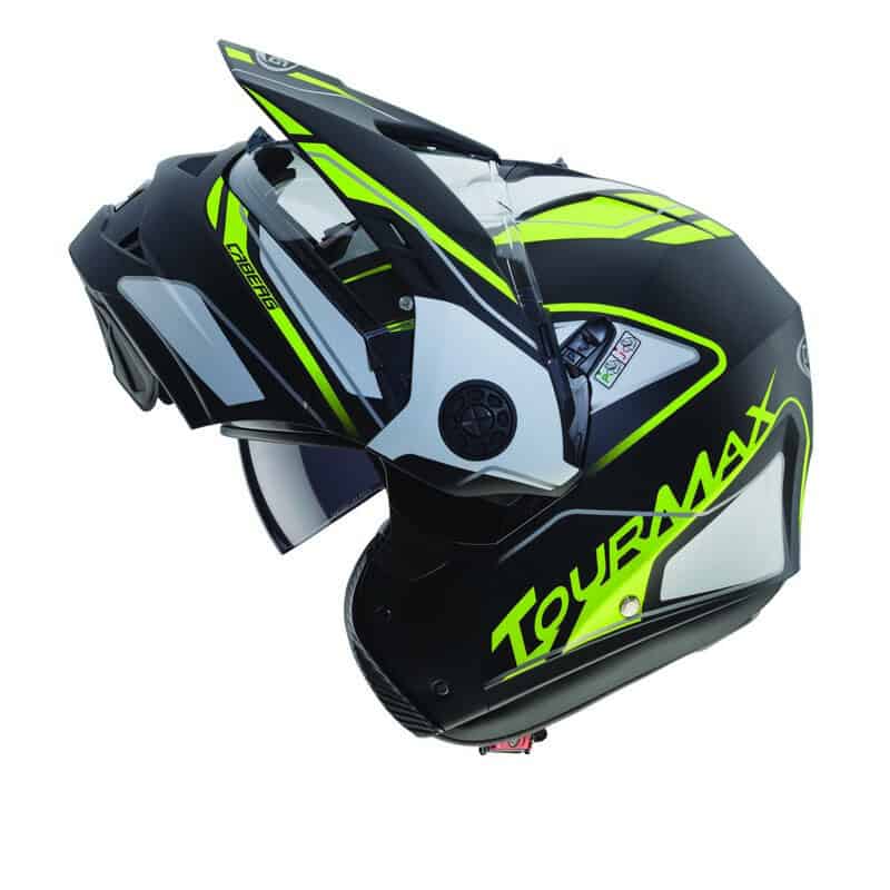 קסדת CABERG TOURMAX - שחורי תקשורת